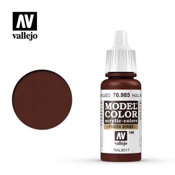 Vallejo Model Color Acrylic Paint Hull Red 70985